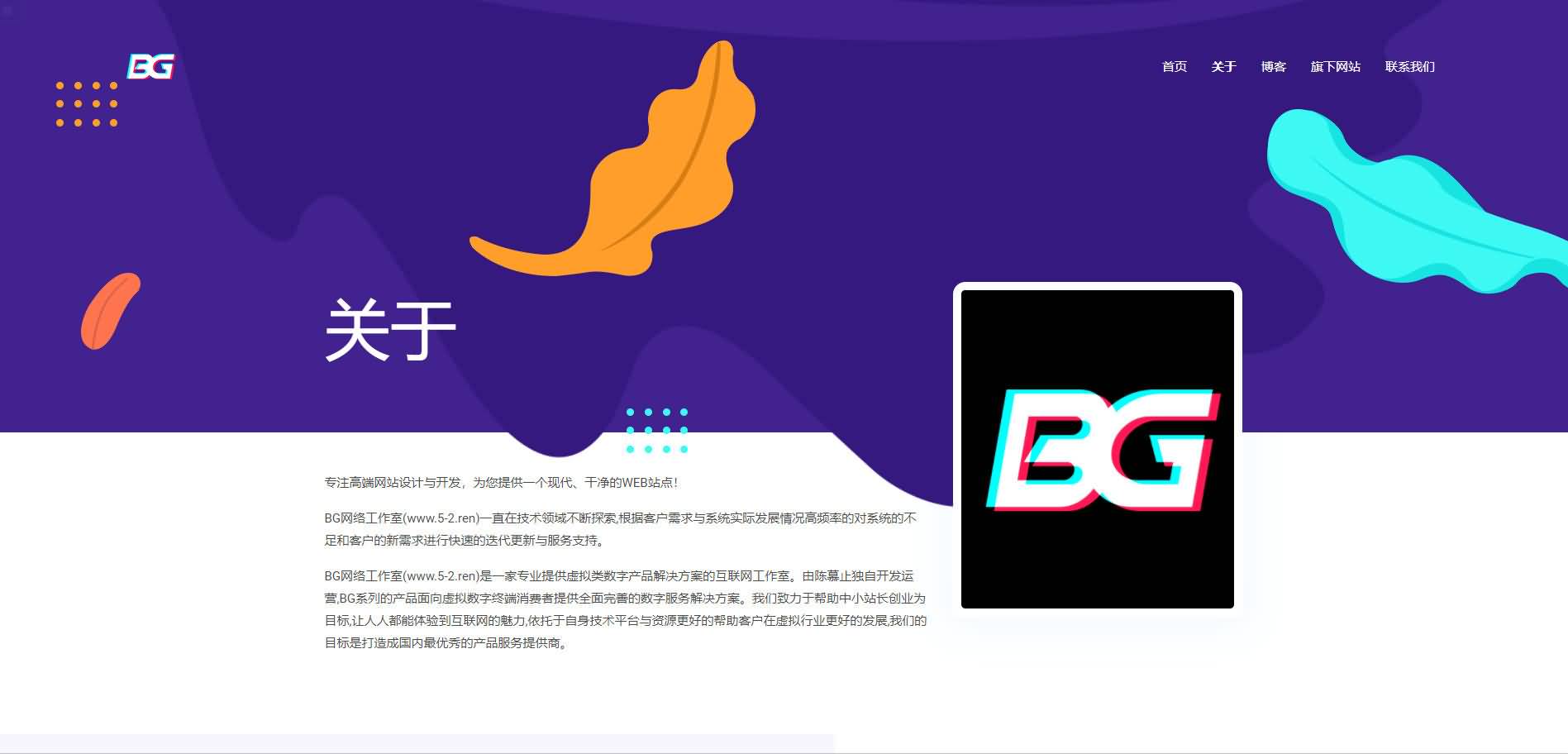 BG网络工作室官网源码