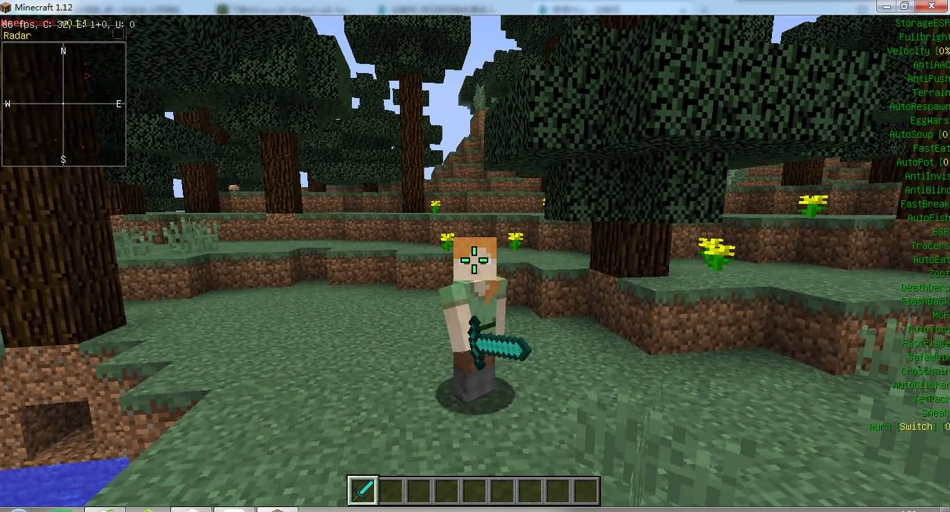 Minecraft WeepCraft作弊Hacked Client for 1.12.2 